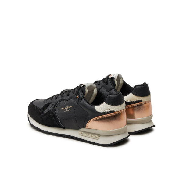 athletika-pepe-jeans-pls40026-mauro-0000304416811 (2) Γυναικείο παπούτσι  PEPE JEANS PLS40026-999 Μαύρο - Image 3