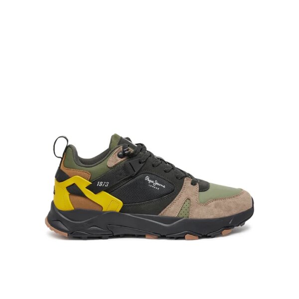 athletika-pepe-jeans-pms60029-khaki-0000304418020 Ανδρικό παπούτσι PEPE JEANS PMS60029 χακί - Image 1