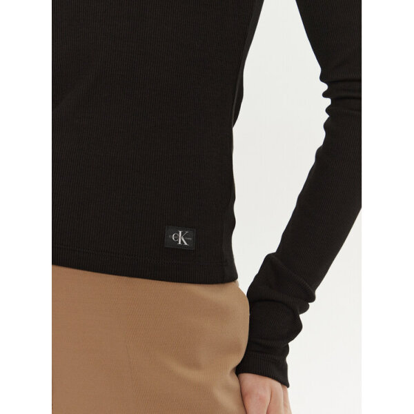 calvin-klein-jeans-mplouzaki-j20j224454-mauro-regular-fit-0000304067990 (4) Γυναικεία Μπλούζα Μακρυμάνικη J20J224454 Μαύρο Regular Fit  CALVIN KLEIN - Image 5