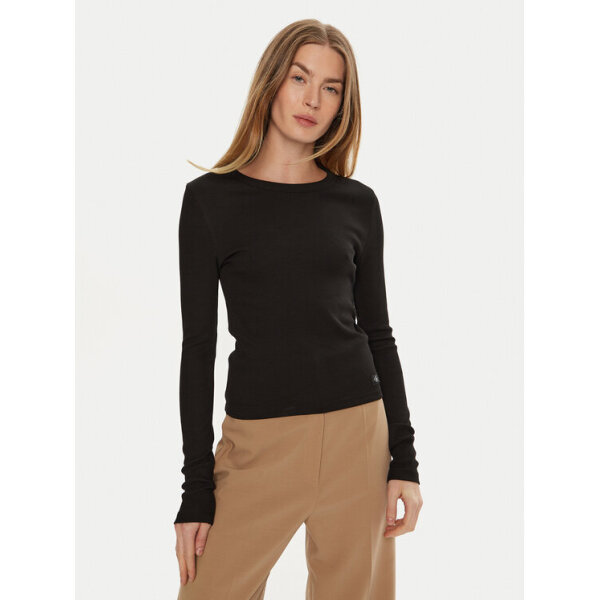 calvin-klein-jeans-mplouzaki-j20j224454-mauro-regular-fit-0000304067990 Γυναικεία Μπλούζα Μακρυμάνικη J20J224454 Μαύρο Regular Fit  CALVIN KLEIN - Image 1