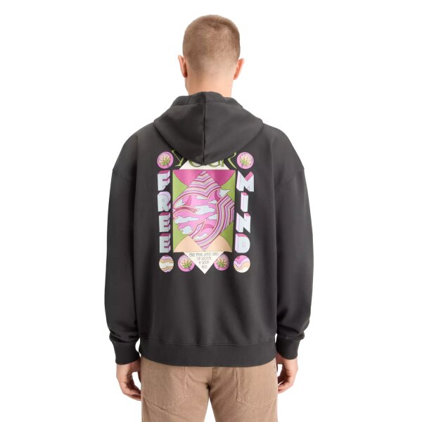 Ανδρικό φούτερ με κουκούλα scotch & soda 178756 γκρι - Image 4