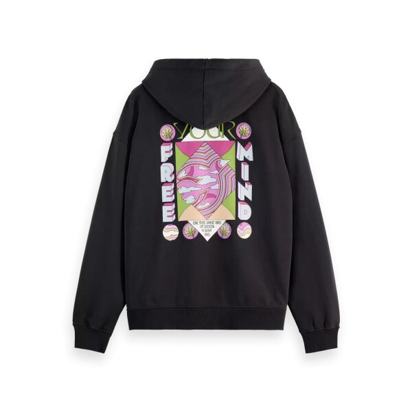 Ανδρικό φούτερ με κουκούλα scotch & soda 178756 γκρι - Image 3