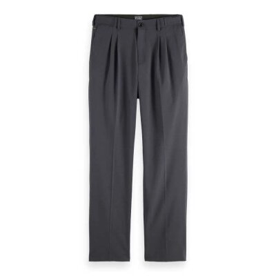 Ανδρικό παντελόνι chino regular straight fit scotch & soda 178682 γκρι