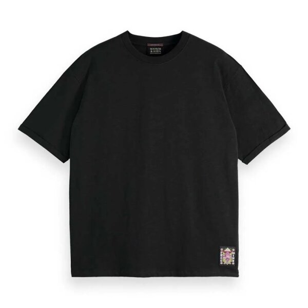 scotch---soda-178787-μπλουζάκι-με-κοντό-μανίκι Ανδρική μπλούζα scotch & soda 178787 ανθρακί - Image 1