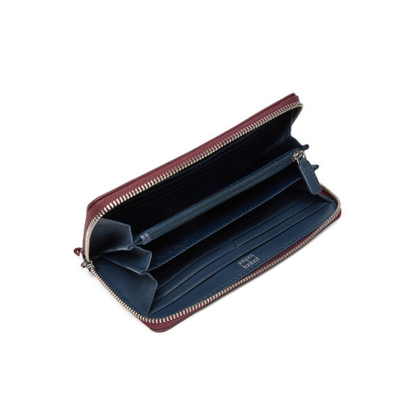 Γυναικείο Μεγάλο Πορτοφόλι AW0AW16485 Μπορντό TOMMY JEANS - Image 3