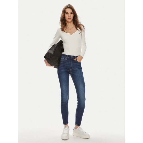 ΓΥΝΑΙΚΕΙΟ ΠΑΝΤΕΛΟΝΙ TOMMY JEANS Sylvia Skinny Fit DW0DW19258-1BK32 - Image 2