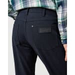 Ανδρικό παντελόνι βαμβακερό πεντάτσεπο greensboro Wrangler 112358043 σκούρο μπλε - Image 3