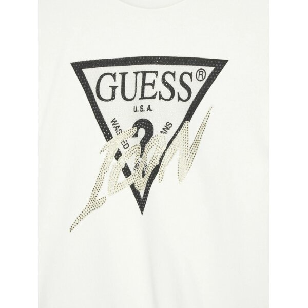 1726475545_f3ce85a07ff8deb1e39d8726b316801b Παιδική Μπλούζα Φούτερ με τριγωνικό λογότυπο icon  για Κορίτσι GUESS J4BQ04KAV34-G012 - Image 3