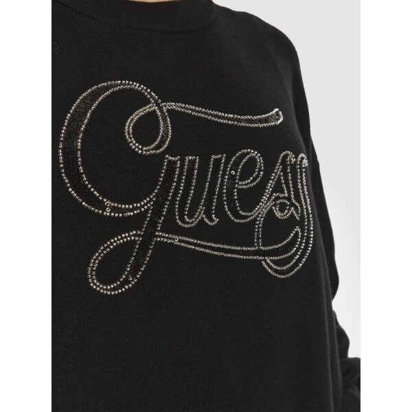 1726475629_5b8ac3c64f9177e679452431bd349a66 Γυναικεία Μπλούζα Πλεκτή Μαύρη Guess W4BR07Z26I2-JBLK - Image 4