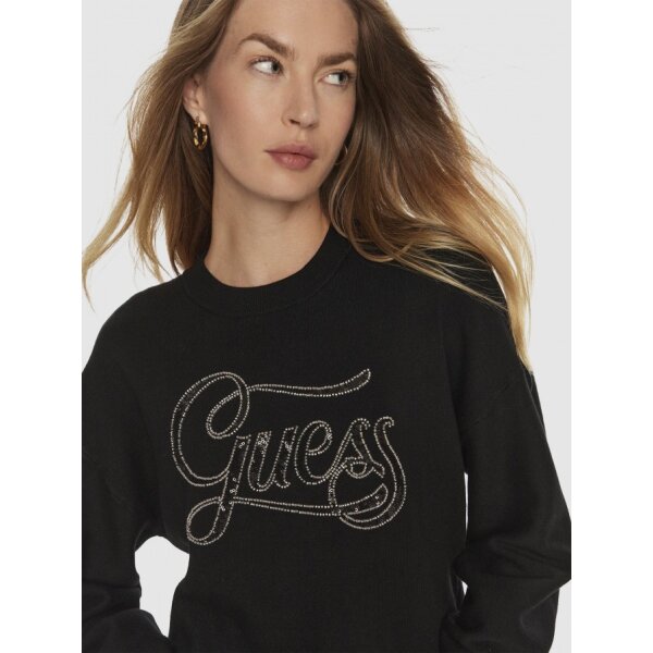 1726475630_36a15a9ea2fa56f75967e758b6adca6f Γυναικεία Μπλούζα Πλεκτή Μαύρη Guess W4BR07Z26I2-JBLK - Image 5