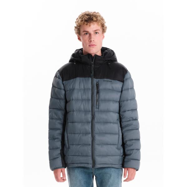 242.EM10.63-DUSTY-PINE-BLACK_1 Ανδρικό μπούφαν puffer EMERSON 242.EM10.63 DUSTY PINE - Image 1