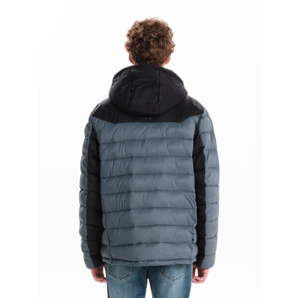 242.EM10.63-DUSTY-PINE-BLACK_3 Ανδρικό μπούφαν puffer EMERSON 242.EM10.63 DUSTY PINE - Image 3