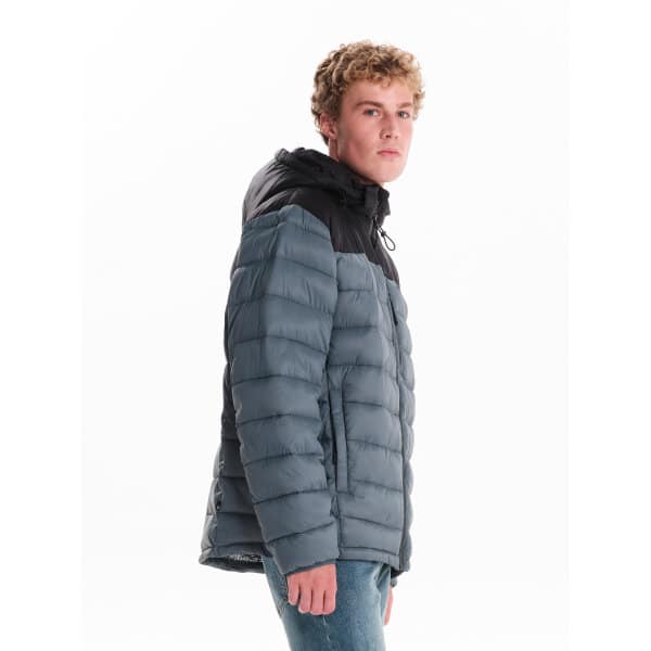 242.EM10.63-DUSTY-PINE-BLACK_5 Ανδρικό μπούφαν puffer EMERSON 242.EM10.63 DUSTY PINE - Image 4