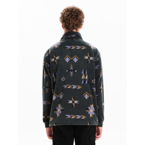 Ανδρικό φούτερ fleece με άνοιγμα φερμουάρ μέχρι το στήθος EMERSON 242.EM28.203 πράσινο - Image 2