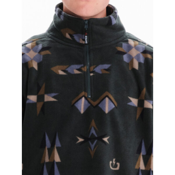 Ανδρικό φούτερ fleece με άνοιγμα φερμουάρ μέχρι το στήθος EMERSON 242.EM28.203 πράσινο - Image 4