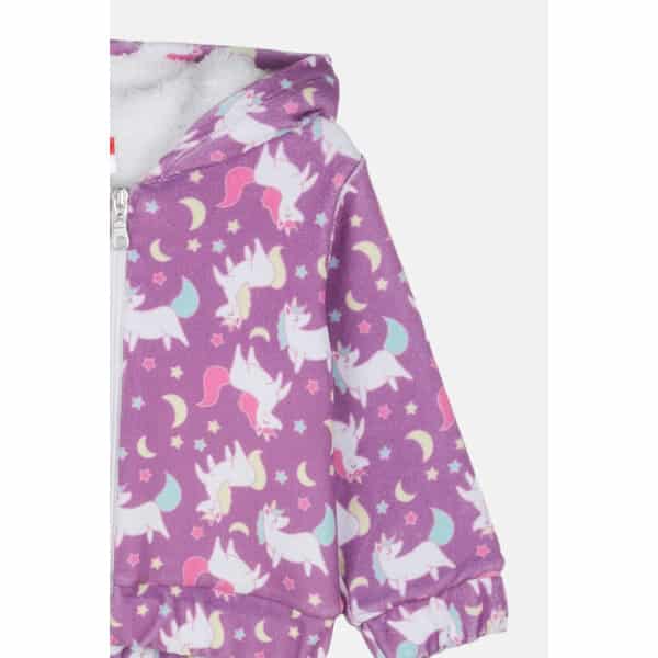 2461201_01_02 Παιδική Ζακέτα με Επένδυση Kορίτσι 1-5 Ετών Joyce 2461201 - Image 2