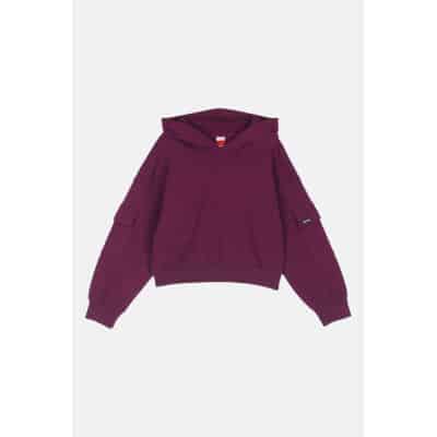 Παιδική Μπλούζα Φούτερ Crop για κορίτσι Joyce 2463505 Magenta