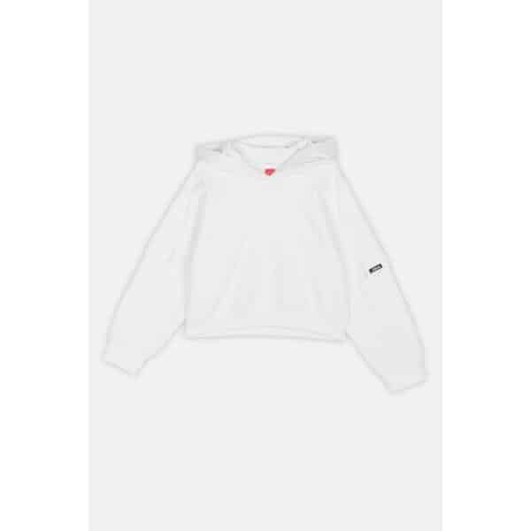 2463505_04 Παιδική Μπλούζα Φούτερ Crop για κορίτσι Joyce 2463505 Εκρού - Image 1