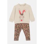 Παιδικό Σετ φόρμα BUNNY LEOPARD Newborn Dreams 2471106 Εκρού