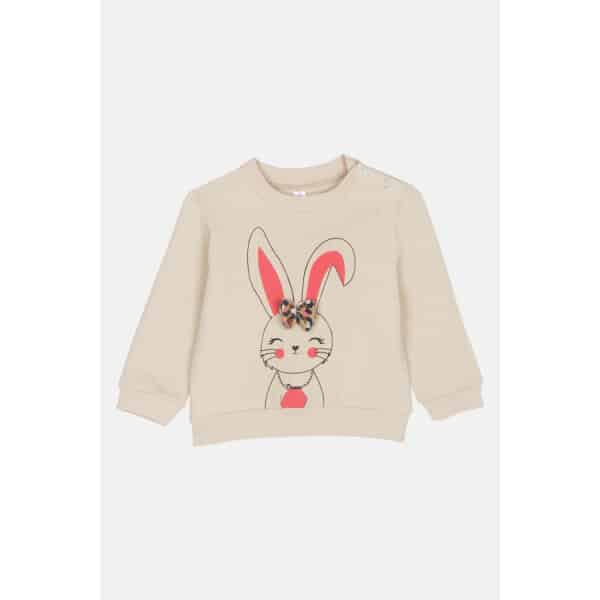 2471106_02_02 Παιδικό Σετ φόρμα BUNNY LEOPARD Newborn Dreams 2471106 Εκρού - Image 2