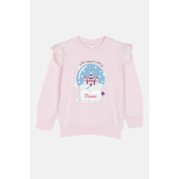 Παιδική Πυτζάμα CASTLE GLOBE mini κορίτσι Dreams 2473107 Ροζ - Image 2