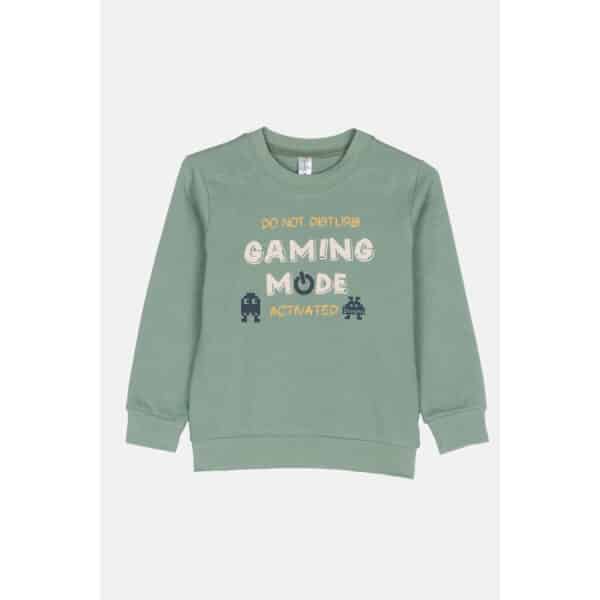 2474104_01_02 Παιδική Πυτζάμα GAMING mini αγόρι Dreams 2474104 Πράσινο - Image 2