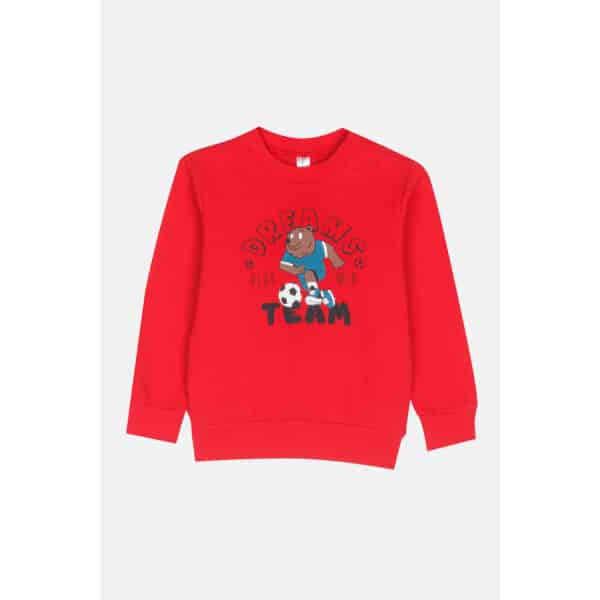 Παιδική Πυτζάμα FOOTBALL mini αγόρι Dreams 2474107 Κόκκινο - Image 2