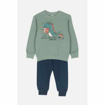 Παιδική Πυτζάμα DINO mini αγόρι Dreams 2474114 Πράσινο