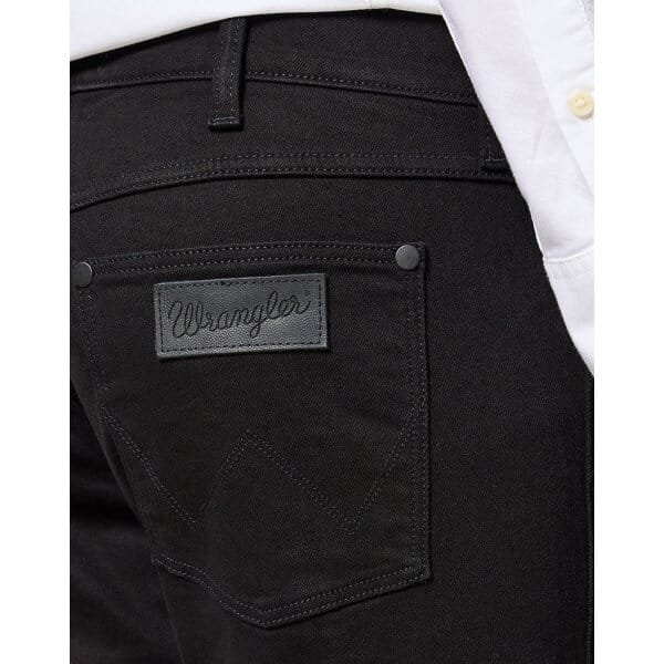 Ανδρικό παντελόνι τζιν greensboro Wrangler 112357393 μαύρο - Image 2