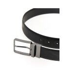 Ανδρική ζώνη διπλής όψης GUESS BMCMCLP4435 μαύρη - Image 3