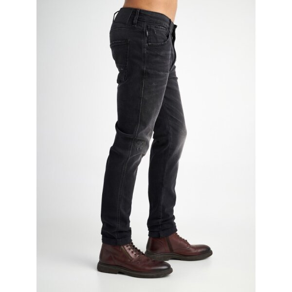 5-815.126.BLS.052-2-600x800 Ανδρικό παντελόνι τζιν sapphire tapered fit STAFF GALLERY 5-815.126.BLS.052 μαύρο - Image 2