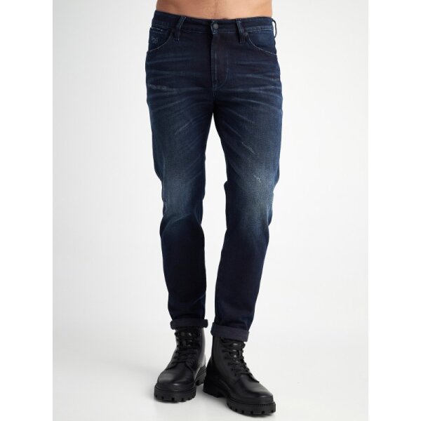 5-815.621.BBS.052-600x800 Ανδρικό παντελόνι τζιν sapphire tapered fit STAFF GALLERY 5-815.621 σκούρο μπλε - Image 1