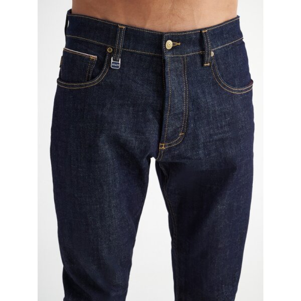 Ανδρικό παντελόνι τζιν Nollan Tapered Fit STAFF GALLERY 5-819.364.B0.052 σκούρο μπλε - Image 2