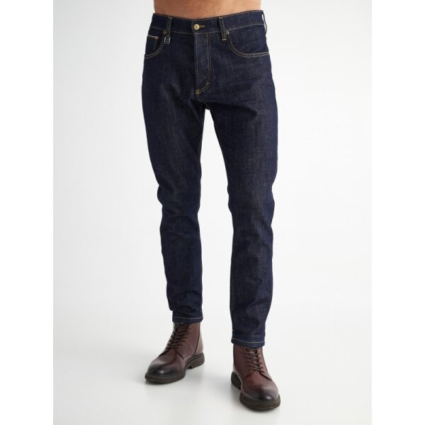 Ανδρικό παντελόνι τζιν Nollan Tapered Fit STAFF GALLERY 5-819.364.B0.052 σκούρο μπλε - Image 1