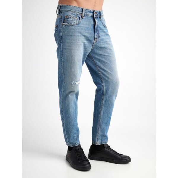 Ανδρικό παντελόνι τζιν devis loose fit STAFF GALLERY 5-822.119.S3.052 μπλε - Image 4