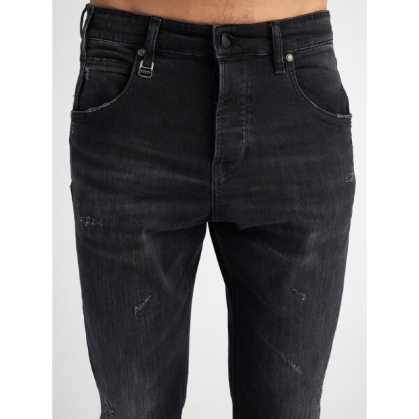 Ανδρικό παντελόνι τζιν Roger Tapered Fit STAFF GALLERY 5-865.126.BLS.052 μαύρο - Image 2