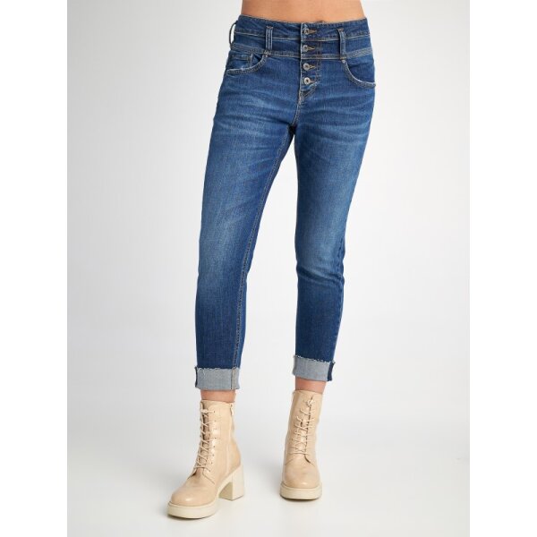 5-907.585.B1.052-600x800 Γυναικείο Irene Τζιν Γυναικείο Παντελόνι -Boyfriend Fit Cropped 5-907.585.B1.052 - Image 6