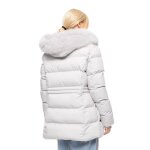 Γυναικείο μακρύ μπουφάν με αποσπώμενη κουκούλα Biston Fashion 52-101-052 - Image 2