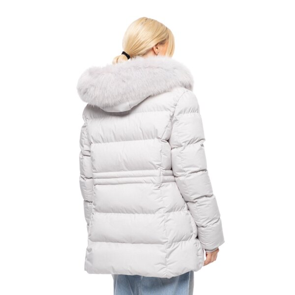 Γυναικείο μακρύ μπουφάν με αποσπώμενη κουκούλα Biston Fashion 52-101-052 - Image 2