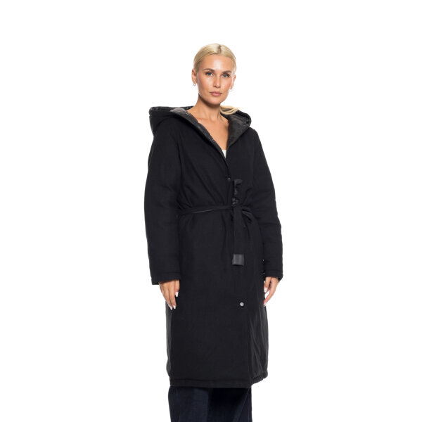 Γυναικείο μακρύ μπουφάν διπλής όψης Biston Fashion 52-101-068 - Image 5