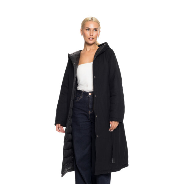 Γυναικείο μακρύ μπουφάν διπλής όψης Biston Fashion 52-101-068 - Image 6