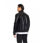 Ανδρικό μπουφάν από δερματίνη Biston fashion 52-201-108 μαύρο - Image 2