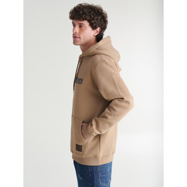 64-109.052.Ν9981-3-600x800 Ανδρικό φούτερ με κουκούλα Staff Gallery 64-109.052 καφέ - Image 3