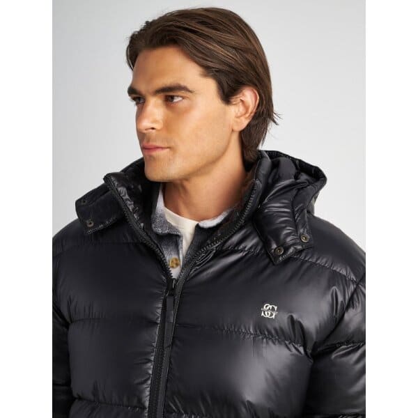 Ανδρικό μπουφάν puffer weston STAFF GALLERY 66-002.052 μαύρο - Image 3