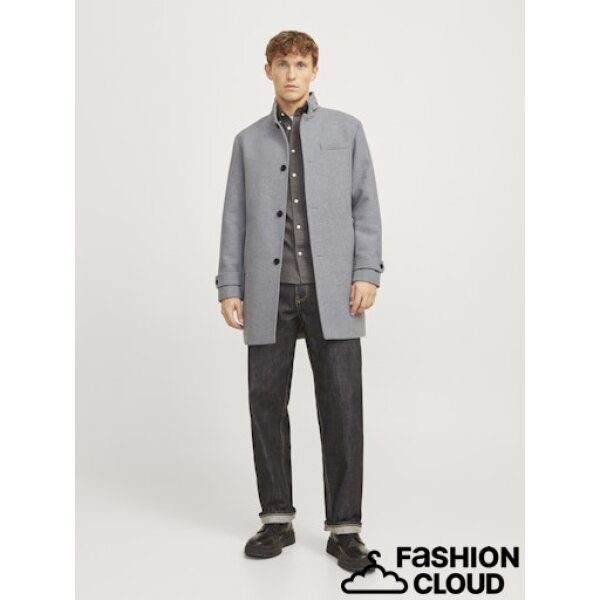 Ανδρικό Παλτό JACK & JONES 12258672 Γκρί - Image 3