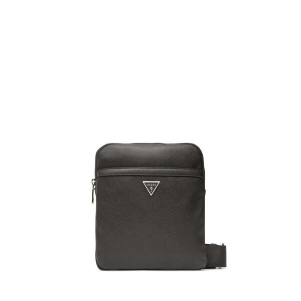 7621701037268.1 Ανδρικό τσαντάκι χιαστί GUESS HMECSAP3123 μαύρο - Image 1