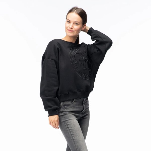 Γυναικείο φούτερ μαύρο  Guess W4BQ07K9Z21-JBLK - Image 5