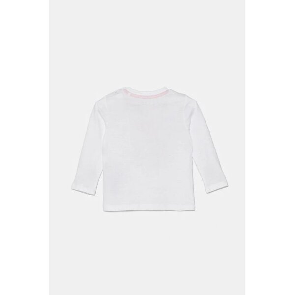 AW24-BUB070-00X_F2 Παιδική Μπλούζα Μακρυμάνικη Guess N4BI01I3Z14-G011 Λευκό Regular Fit - Image 2