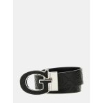 Ανδρική ζώνη διπλής όψης GUESS BMGGDBP4435-BLA μαύρη