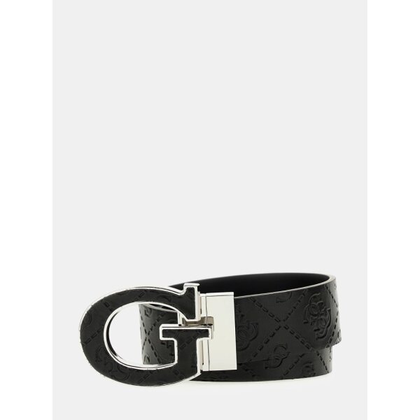 BMGGDBP4435-BLA Ανδρική ζώνη διπλής όψης GUESS BMGGDBP4435-BLA μαύρη - Image 1